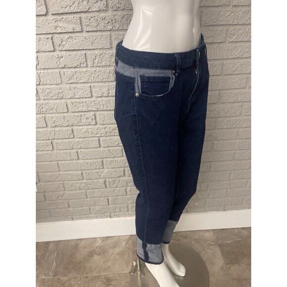 ModX Color Block Stretch Jeans Size 10 - Picture 4 of 8